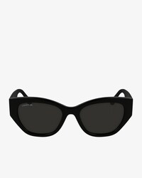 Rechteckige Acetat-Sonnenbrille mit Monogramm