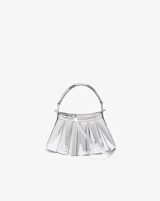 Tasche Lenglen XXS Runway aus verspiegeltem Leder