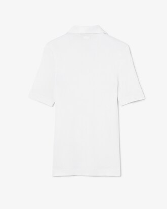 Slim Fit-Polohemd Runway aus Satin-Piqué