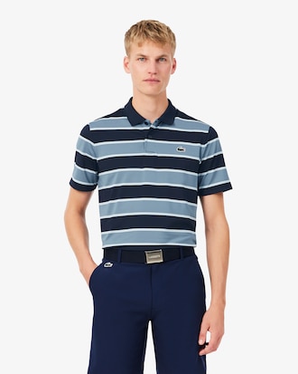 Gestreiftes Golf-Polohemd aus Stretchmaterial mit Ultra-Dry-Technologie