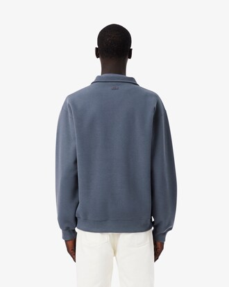 Sweatshirt aus Piqu&eacute; mit Branding