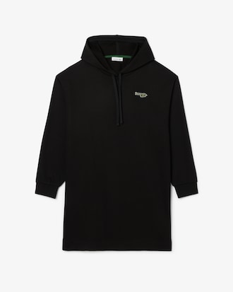 Oversized-Sweatshirt-Kleid aus Fleece
