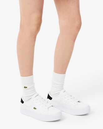 Damen-Sneakers Ziane Platform aus Leder