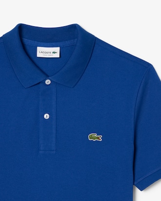 Slim Fit-Polohemd L.12.12 aus Piqu&eacute;