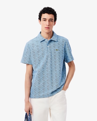 Classic Fit-Polohemd aus Frottee mit Monogramm