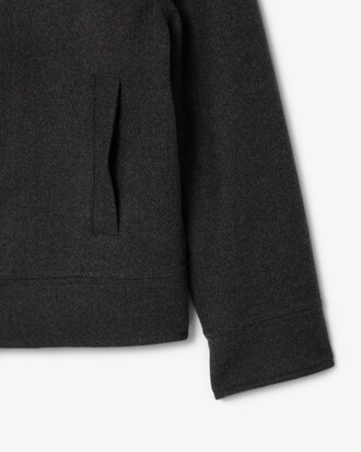 Dick gepolsterte Jacke aus Wolle
