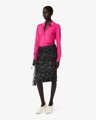 Slim Fit-Hemd Runway aus Satin