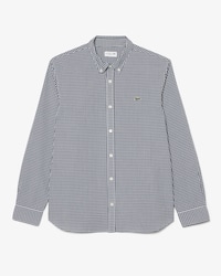 Kariertes Regular Fit-Hemd aus Popeline