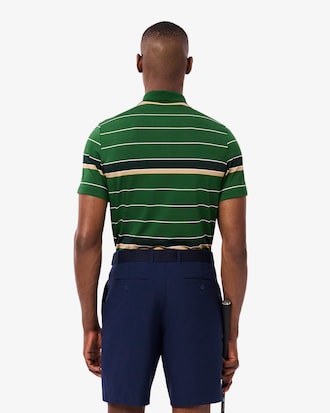 Gestreiftes Stretch-Golf-Polohemd mit Ultra-Dry-Technologie