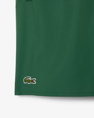 Halblange, einfarbige Badehose