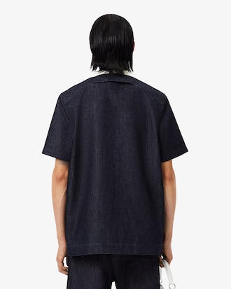Loose Fit-Polohemd Runway aus Denim