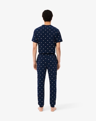 Bedruckte Pyjamahose aus Baumwolle