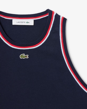 Ärmelloses Top aus Baumwolljersey