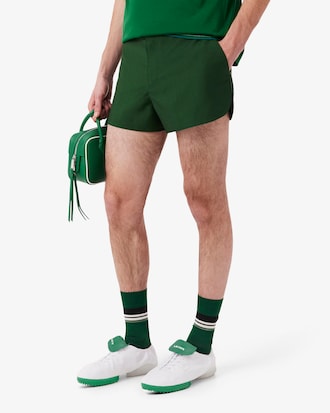 Shorts Runway aus Wolle mit Einfassung