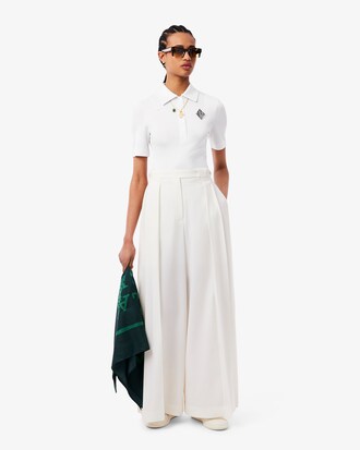 Slim Fit-Polohemd Runway aus Satin-Piqué
