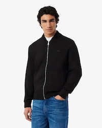 Bomberjacke aus doppelseitigem Strick mit Rei&szlig;verschluss