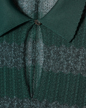 Maxi-Kleid aus Pointelle mit Polokragen