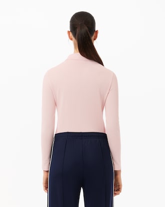 Slim Fit-Polohemd L.12.D aus dehnbarem Mini Piqu&eacute;