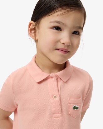 Polokleid aus Piqu&eacute;