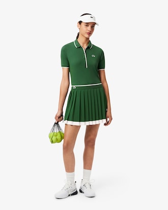 Tennis-Polohemd mit temperaturregulierender Technologie, Regular Fit