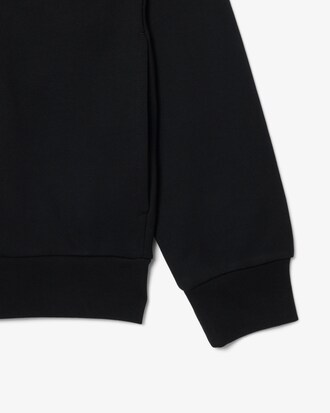 Sweatshirt aus Baumwollfleece mit Rei&szlig;verschluss