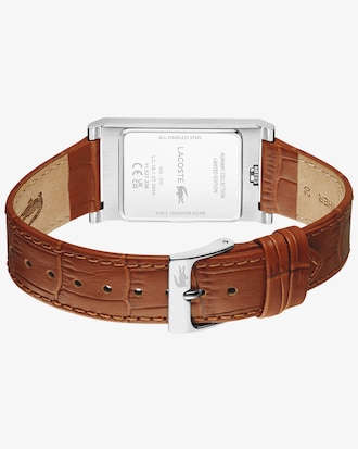 Uhr Fashion Show mit Lederarmband