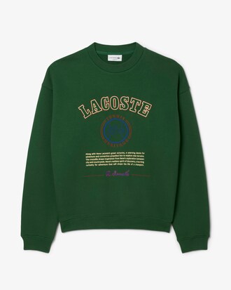 Sweatshirt aus Fleece mit Heritage-Stickerei