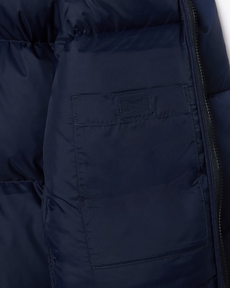 Kure, wasserabweisende Pufferjacke mit Kapuze