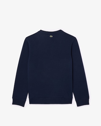 Sweatshirt aus Fleece mit Krokodil-Print
