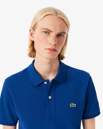 Slim Fit-Polohemd L.12.12 aus Piqu&eacute;