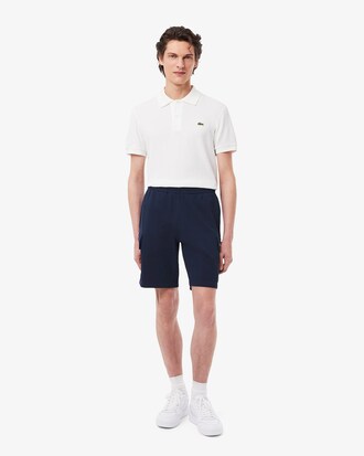Cargo-Shorts aus Baumwollfleece