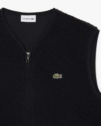 Weste aus Sherpa-Fleece