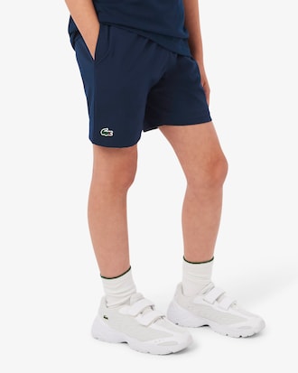 Sportshorts aus Diamant-Taft