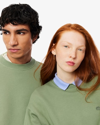 Loose Fit-Sweatshirt aus schwerem Fleece