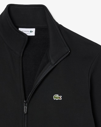 Sweatshirt aus Fleece mit Rei&szlig;verschluss