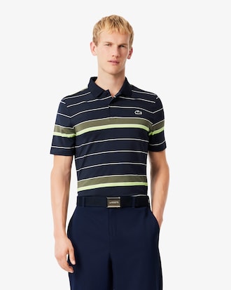 Gestreiftes Stretch-Golf-Polohemd mit Ultra-Dry-Technologie