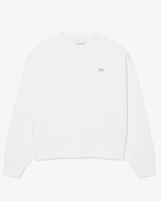 &Uuml;bergro&szlig;es Sweatshirt aus doppelseitigem Jersey