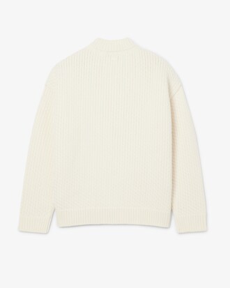 Pullover Runway aus Wolle mit gesticktem Badge