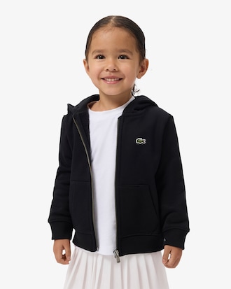 Unisex-Sweatshirt aus Fleece mit Rei&szlig;verschluss