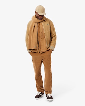 Wattierte Moleskin-Jacke