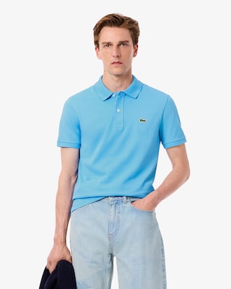 Slim Fit-Polohemd L.12.12 aus Piqu&eacute;