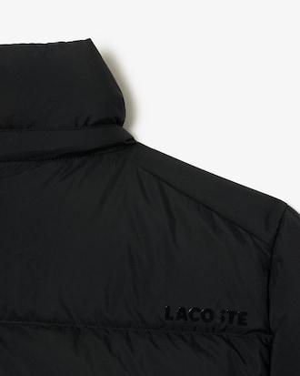 Relaxed Fit-Daunenjacken aus Wolle mit Kapuze