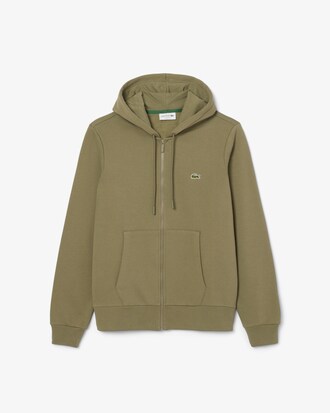 Hoodie aus Fleece mit Rei&szlig;verschluss