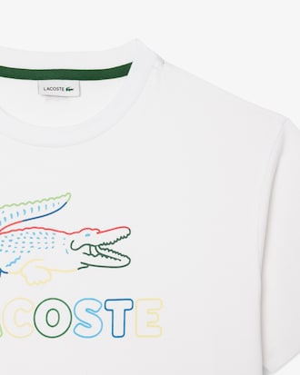 Oversized T-Shirt aus Baumwolle mit Print   