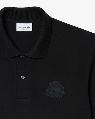 Classic Fit-Polohemd aus Piqu&eacute; mit gesticktem Wappen