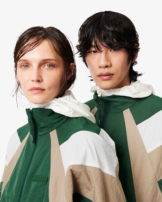 Lacoste x Wang Yibo Trainingsjacke mit Colorblock-Design