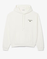 Hoodie aus Fleece mit mehreren Prints