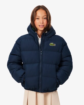 Unisex-Puffer-Jacke mit Kapuze