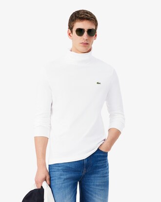 T-Shirt mit Rollkragen und langen &Auml;rmeln