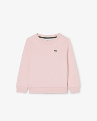 Sweatshirt aus Fleece mit Rundhalsausschnitt